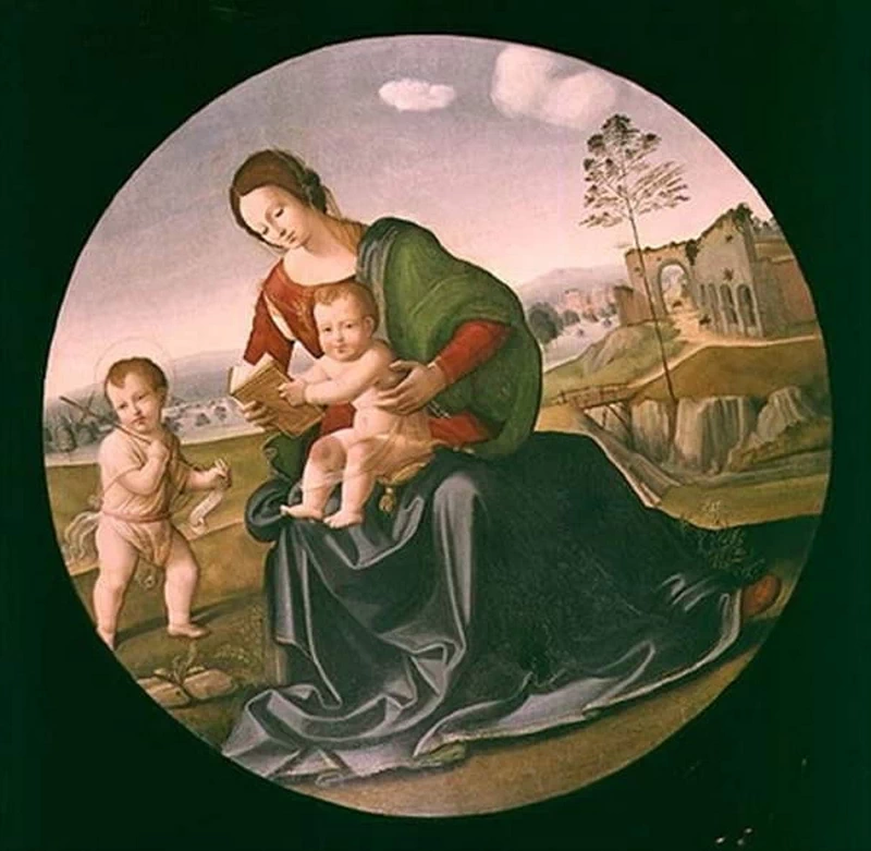 Madonna col Bambino e San Giovanni Battista Bambino